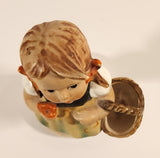 Vintage 1962 Hummel 98/0 "Sister" Girl with Flowers and Basket 5 1/4" Porcelain Figurine Made in West German
