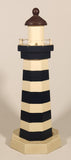 Samaco Dark Blue and White Striped Lighthouse 9 3/4" Wood Ornament