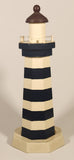 Samaco Dark Blue and White Striped Lighthouse 9 3/4" Wood Ornament