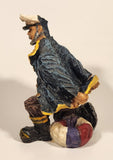 Ship Captain 5 3/8" Resin Bottle Holder Figurine
