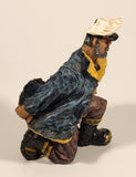 Ship Captain 5 3/8" Resin Bottle Holder Figurine