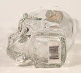 Crystal Head Vodka Skull Shaped 750 mL 7 1/4" Glass Bottle with Ceramic Cork Lid