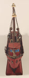 American Flagged Steamship Freighter Tugboat 12 1/2" Tin Metal Boat Model