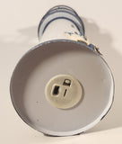 Rainbow Multicolored LED Light Up Lighthouse with Fishing Nets Hanging 11" Metal Ornament Lamp