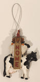 Home Stacked Cow Sheep Rooster Resin Hanging Ornament