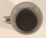 Vintage Aladdin Shell Gas Service Stations Grey 6 5/8" Black Plastic Travel Mug Cup with Lid