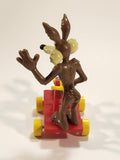 1989 McDonald's Warner Bros. Looney Tunes Wile E. Coyote & Roadrunner Train Handcar Toy Railroad Vehicle