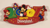 2007 Disneyland Resort Rubber Fridge Magnet