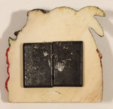 Hula Girl and Boy Playing Ukeleles Hawaii 3D Resin Fridge Magnet