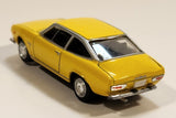 2005 Konami Isuzu 117 Coupe PA90 Yellow 1/64 Scale Die Cast Toy Car Vehicle