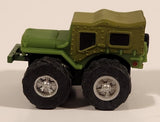 Asahi Wonda Four Wheel Willys MB Jeep Army Green Pull Back Miniature Plastic Toy Car Vehicle