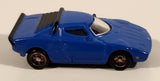 Suntory Coffee Boss Lancia Stratos Blue Miniature Plastic Toy Car Vehicle