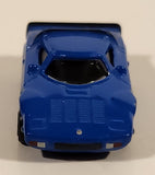 Suntory Coffee Boss Lancia Stratos Blue Miniature Plastic Toy Car Vehicle