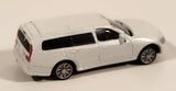 2004 Lawson Dress Up Car Collection Nissan Stagea Axis White Miniature Plastic Toy Car Vehicle