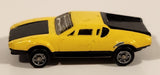 Suntory Coffee Boss Detomaso Pantera Yellow Miniature Plastic Toy Car Vehicle