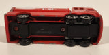 1995 Tomy No. 37 Coca Cola Coke Can Shaped Delivery Truck Red and White Die Cast Toy Car Vehicle with Opening Side Doors