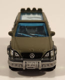 2019 Matchbox Jurassic World: MBX Entertainment Mercedes-Benz ML 320 A.A.V. Matte Olive Green Die Cast Toy Car Vehicle