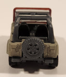 2018 Matchbox Jurassic World Jeep Wrangler Matte Metalflake Sand Die Cast Toy Car Vehicle