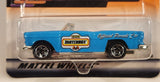 1999 Matchbox Drop Tops '55 Chevy Convertible Blue Die Cast Toy Car Vehicle New in Package