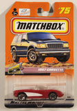 1999 Matchbox Classics 1957 Corvette Red and White Die Cast Toy Car Vehicle New in Package