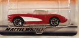 1999 Matchbox Classics 1957 Corvette Red and White Die Cast Toy Car Vehicle New in Package