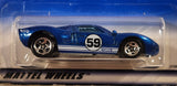 1999 Hot Wheels First Editions Ford GT-40 Metalflake Blue Die Cast Toy Car Vehicle New in Package