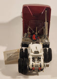 Franklin Mint Precision Models 1993 Mack Truck Semi Tanker Trailer Dark Red 1:32 Scale Die Cast Toy Car Vehicle Missing Parts