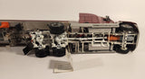 Franklin Mint Precision Models 1993 Mack Truck Semi Tanker Trailer Dark Red 1:32 Scale Die Cast Toy Car Vehicle Missing Parts