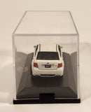 Suburu WRX STI Pearl White Die Cast Toy Car Vehicle In Display Case