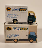 Tomica Hybrid Kuroneko Yamato Transport Truck M8010 Green Tan White Die Cast Toy Car Vehicle with Opening Rear and Side Door New in Box