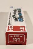Tomy Tomica No. 131 Mitsubishi Fuso Super Great Transport Truck Teal and White Die Cast Toy Car Vehicle New in Box