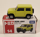 2018 Takara Tomy Tomica No. 14 Suzuki Jimny Green 1/57 Scale Die Cast Toy Car Vehicle New in Box