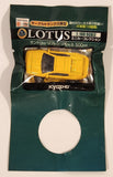 Kyosho Lotus Esprit Yellow Miniature 1:100 Scale Die Cast Toy Car Vehicle New in Package