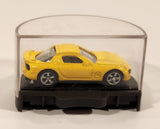 Suntory Coffee Boss Luxury Car Mazda RX7 FD3S FD Yellow Miniature Die Cast Toy Car Vehicle New in Display Case