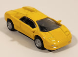 Kyosho Lamborghini Diablo Yellow Miniature 1/100 Scale Die Cast Toy Car Vehicle New in Package