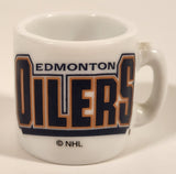 NHL Ice Hockey Edmonton Oilers Team Mini Miniature Ceramic Mug