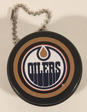 A & A Series 1 NHL Edmonton Oilers Tin Metal Hockey Puck Key Chain