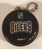 A & A Series 1 NHL Edmonton Oilers Tin Metal Hockey Puck Key Chain