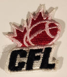 CFL Canadian Football League Logo Emblem 1 1/8" x 1 1/2" Embroidered Fabric Patch Badge