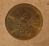 2002 Coca Cola Canadian Olympic Team NHLPA Joe Sakic NHL Hockey Player Metal Coin In Protector Sleeve