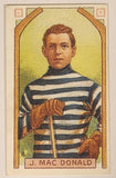 1991 Hockey Immortals C55 A Lancaster Reprint 1911-12 Imperial Tobacco Hockey Players No. 8 J. MacDonald Quebec Mini Sports Trading Card