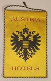 Austria Hotels Yellow Hanging Pennant Banner