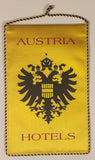 Austria Hotels Yellow Hanging Pennant Banner