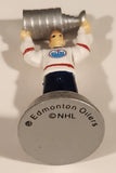 NHL Edmonton Oilers 1990 Stanley Cup Champions Holding Stanley Cup 1 7/8" Mini PVC Toy Figure