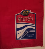Rare 2016 2017 Inaugural Season Rogers Place CHL Edmonton Oil Kings Ice Hockey Team 23 1/2" x 37 1/2" Flag