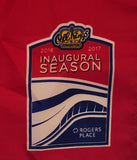 Rare 2016 2017 Inaugural Season Rogers Place CHL Edmonton Oil Kings Ice Hockey Team 23 1/2" x 37 1/2" Flag