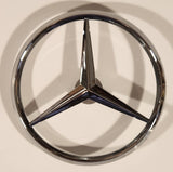 Mercedes-Benz 4 1/2" Silver Tone Emblem Badge