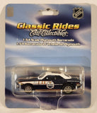Rare 2007 Press Pass ERTL Collectibles Classic Rides NHL Edmonton Oilers Plymouth Barracuda Dark Blue 1:64 Scale Die Cast Toy Car Vehicle New in Package