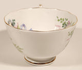 Vintage Roslyn Fine Bone China England Sweet Romance Pink Flowers Tea Cup & Saucer Set