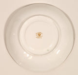 Vintage Royal Albert Crown China Light Green Flowers Tea Cup & Saucer Set